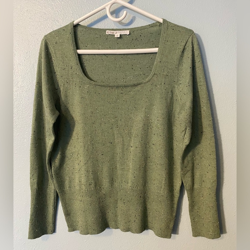 Cleo Lightweight Square Neck All-Season Sweater